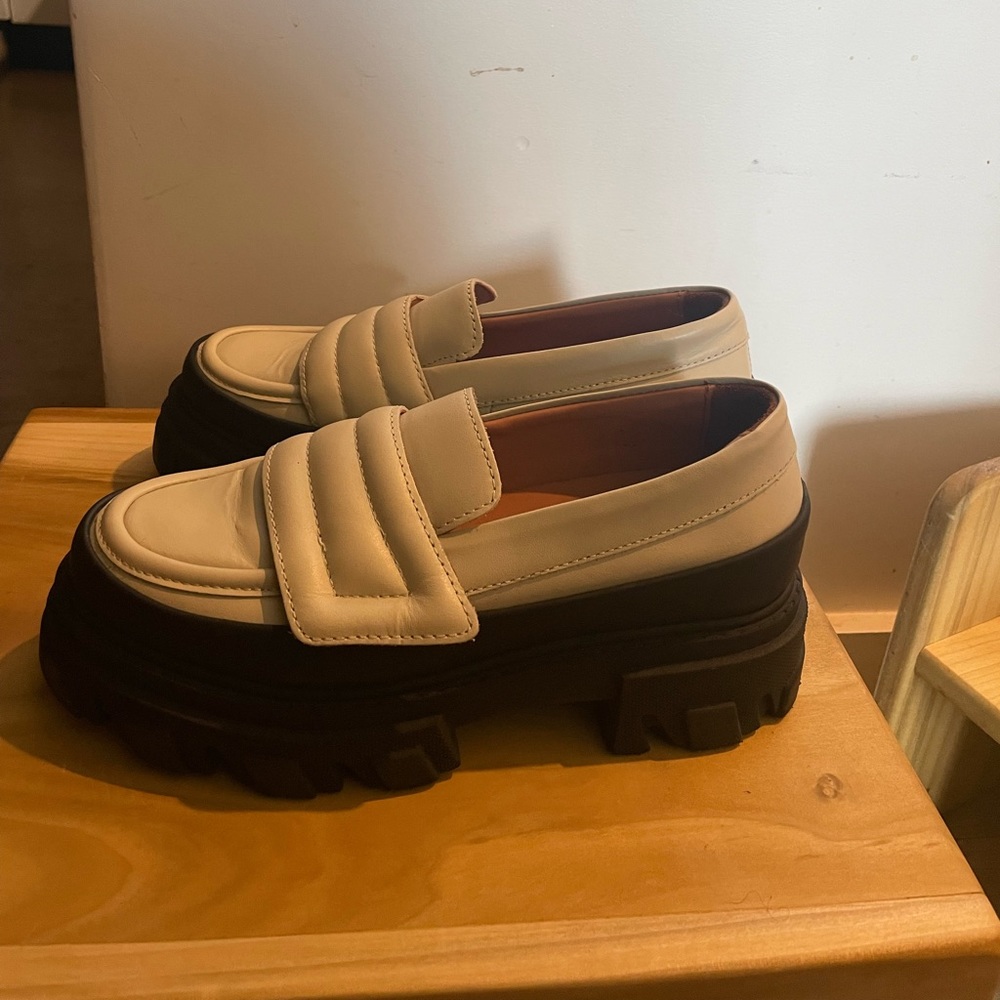 Ganni platform loafer